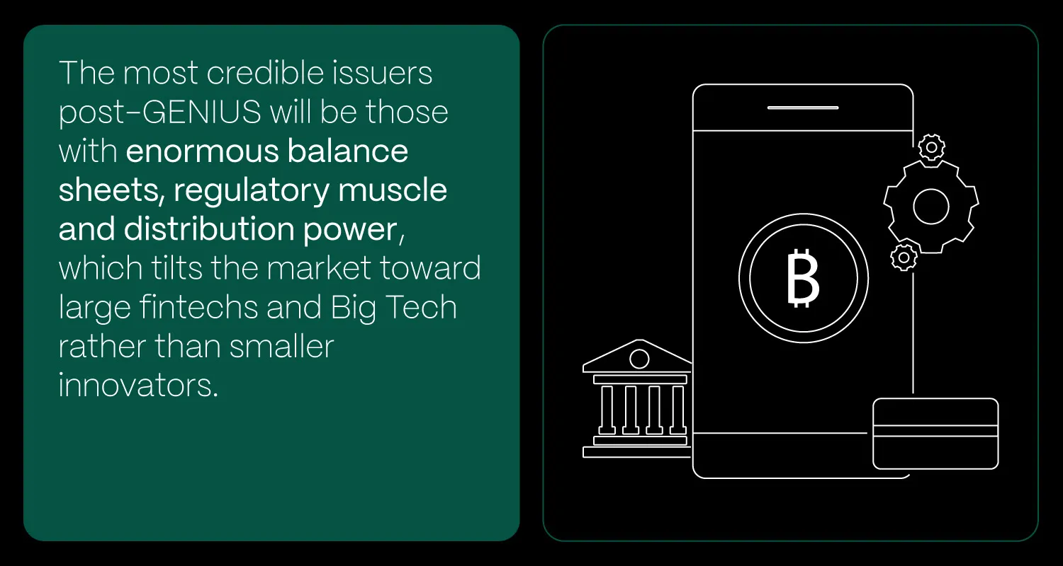 Who Will Own The Rails Stablecoins And Market Power After GENIUS Blog Details 01